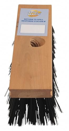 Spill Magic Removable Broom Head,Blue,3" L 204BR - 1 Each