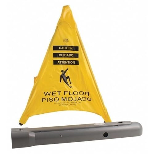 Spill Magic 220SC 20-Inch Pop-Up Safety Cone with Sleeve, 23.5 L x 2.75 H x 2.5 W, Grey